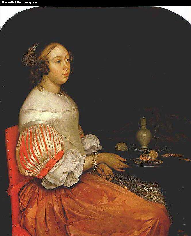 NEER, Eglon van der Young Lady at her Breakfast ag